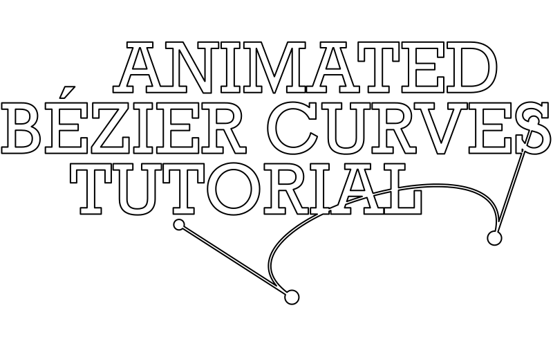 interpolated bezier curve animation
