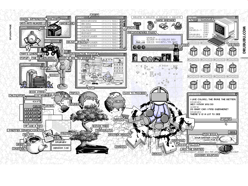 interactive pixel art