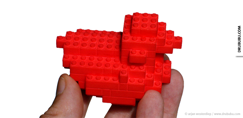 3d printed lego object